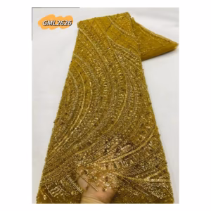 Lace Fabric – Gold Luxury Lace