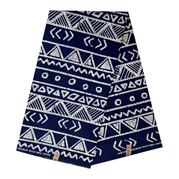 Ankara Fabric – Royal Blue Pattern